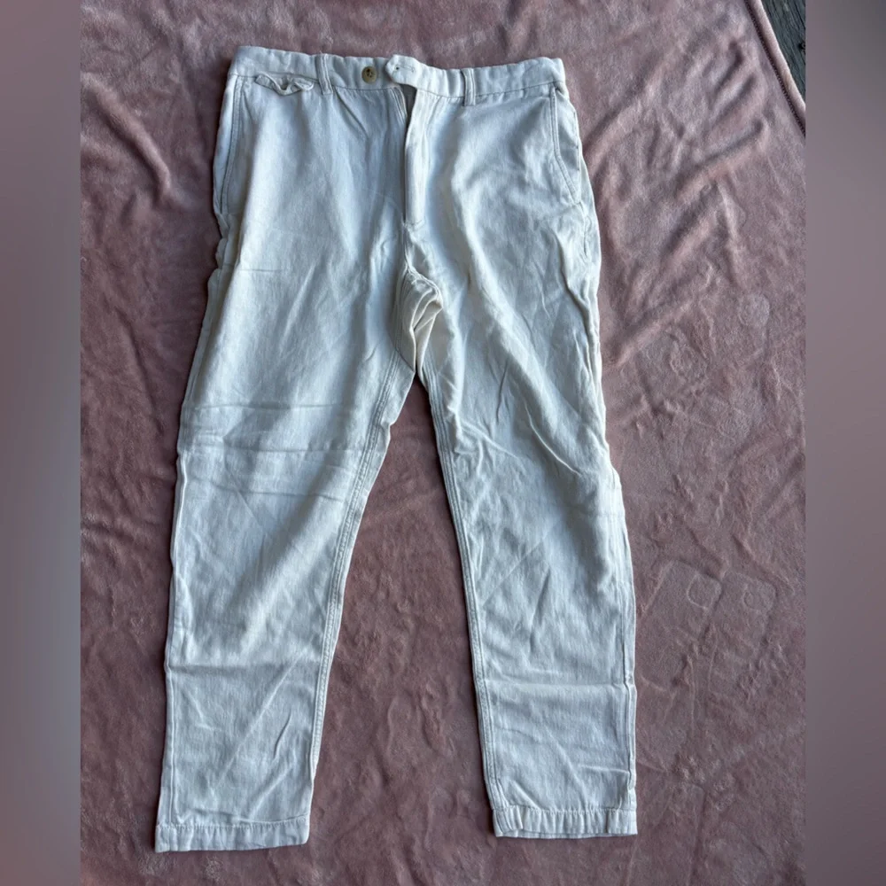 Banana Republic Cream Trousers